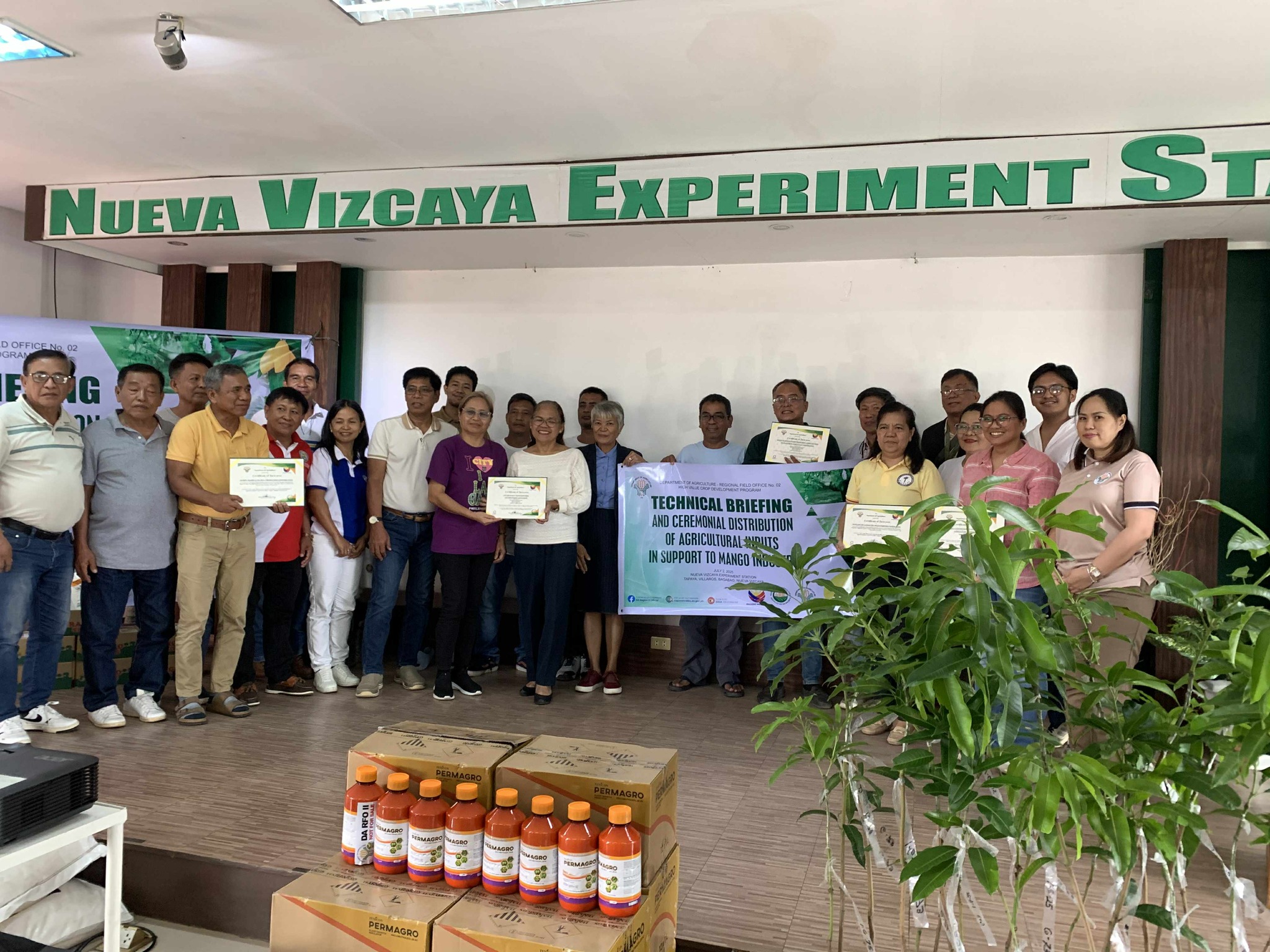 Technical Briefing and Ceremonial Distribution of Agricultural Inputs 