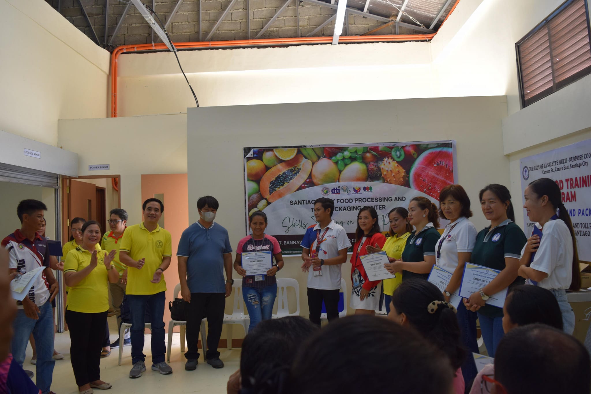 Closing Ceremony of Pineapple Processing Livelihood Training Program