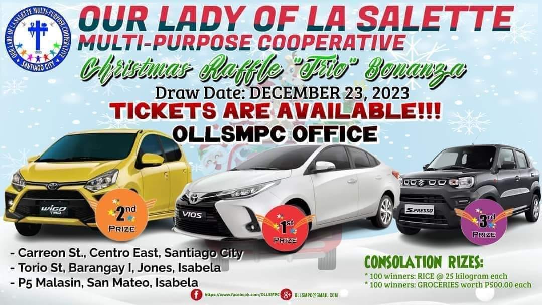 Christmas Raffle TRIO Bonanza Promotion – OLLSMPC