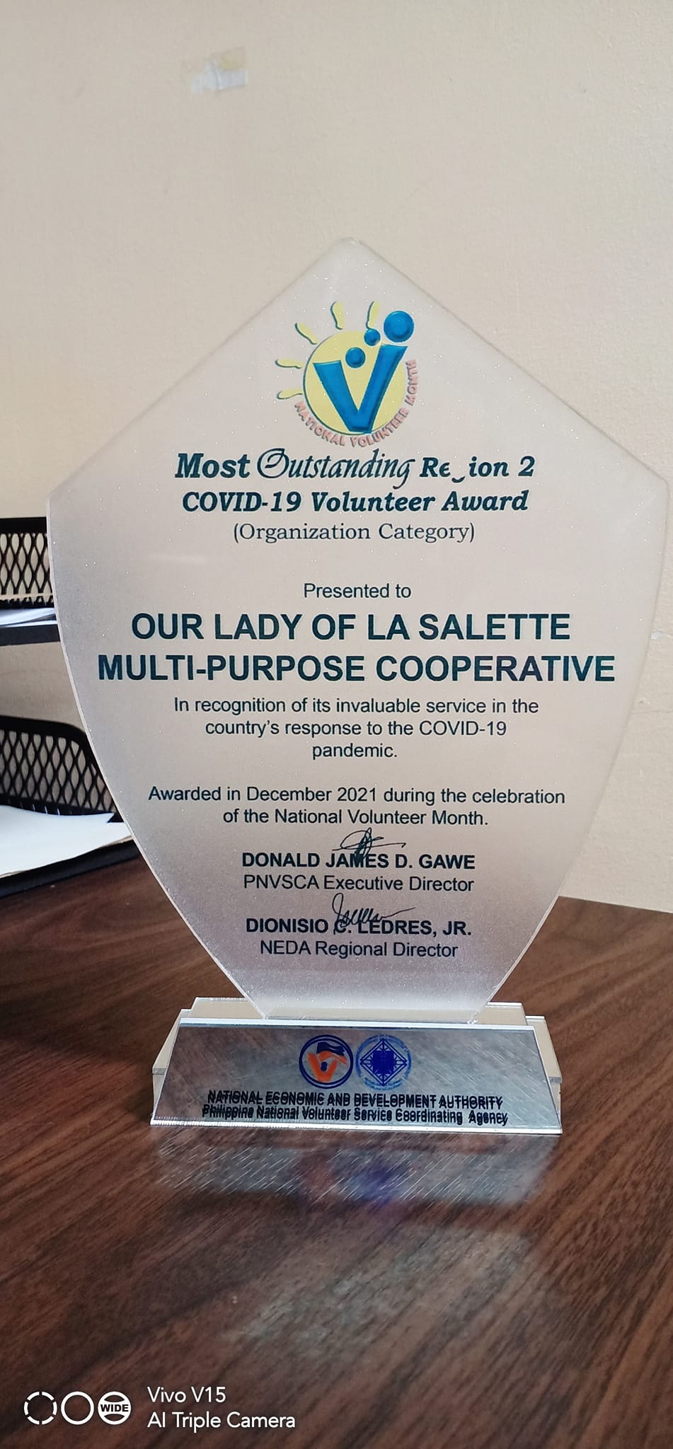 Plaque of Appreciation Awarding Ceremony